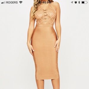 Tan Dress
